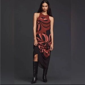 NWT Farm Rio Floral-Print Maxi Dress Sz M